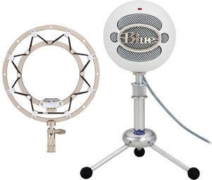Blue Snowball & Ringer Package -Textured White
