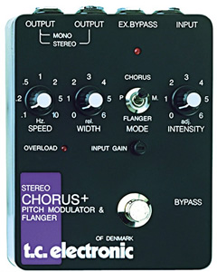 TC Electronic Stereo Chorus/Flanger Pedal [940SCF011]