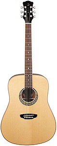 Luna Guitars Muse M Dreadnought - Satin Natural