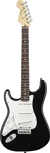 Fender American Standard Stratocaster® Left Handed - Black with Case - Rosewood [0110420706]