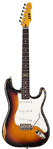 ESP LTD ST-203 - Distressed 3-Tone Burst [lst2033tb]