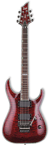 ESP H1001FR LTD Deluxe Floyd Rose Electric Guitar - See Thru Black Cherry  [LH1001FRSTBC]