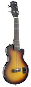 Stagg Electric L Solid Body Ukulele - Sunburst [EUK L-SB]