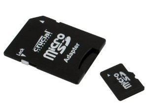 Crucial 4GB micro SDHC Flash Card [CT4GBUSDHC]