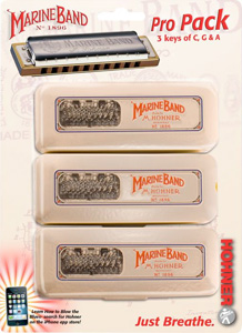 Hohner Marine Band Harmonica Pro Pack [3p1896]