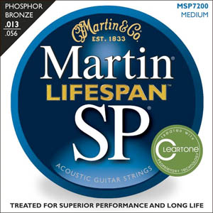 Martin SP 7200 Phosphor Bronze Acoustic Strings Medium  [msp7200]