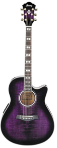 Ibanez AEF30E - Transparent Violet Sunburst [AEF30ETVS]