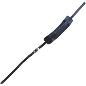 Fender Deluxe Vintage Strap - Black Leather [0990664006]
