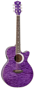Luna Guitars Fauna Eclipse Trans Purple [FAU ECL TPP]