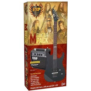 ESP LTD M Electric Guitar Pack [LMPACKBLKS]