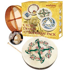 Waltons 12-inch Clonmacnoise Bodhran Pack  [WMP1936]