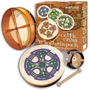 Waltons 12-inch Fanore Cross Bodhran Pack  [WMP2516]