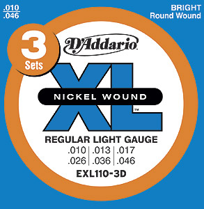 Daddario EXL110 - 3 Sets