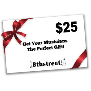 8th Street Music $25 Gift Certificate
