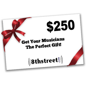8th Street Music $250 Gift Certificate