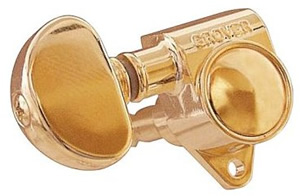Grover 102G 3-Per-Side Gold Finish (14:1 Ratio)