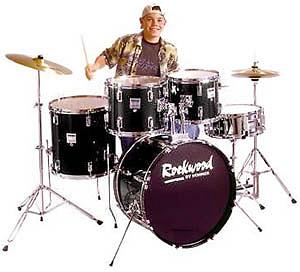 Hohner Rockwood Drum Set - Black