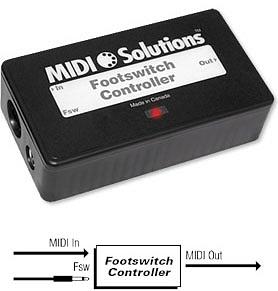 MIDI Solutions Footswitch Controller