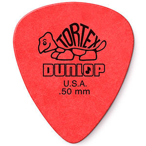 Dunlop Red .50mm Thickness Tortex (72 Picks)