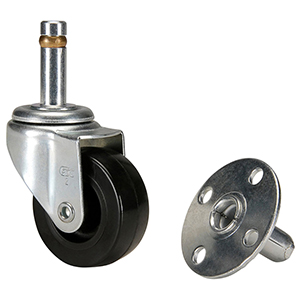 4 Pop Out Swivel Caster Set