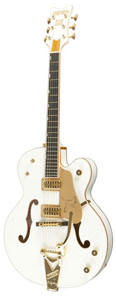 G6136T White Falcon with Bigsby White