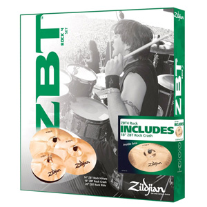 ZBTR4P9A ZBT Rock Promo Cymbal Box Set