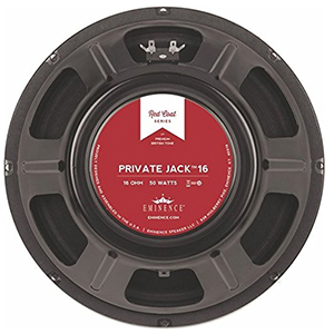Red Coat Series Private Jack 12 Inch 16 Ohms
