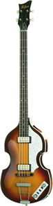 HCT-500/1 - Limited Edition Violin Bass Transparent Red Finish w/ Case