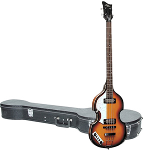 Icon Series Beatle Bass Guitar LEFT HANDED with Icon B Bass Hardshell Case