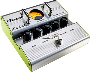 Dual Band Bass Compressor Amplifier Pedal