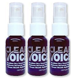 Clear Voice - Vocal Lubricant - 3 Bottles