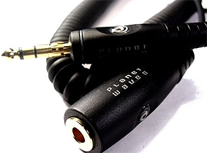 PW-EXT-HD-10 Coiled Headphone Extension Cable