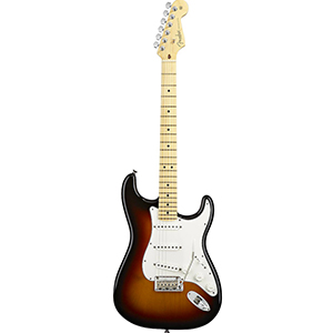 American Standard Stratocaster  3-Color Sunburst w/ Case - Maple