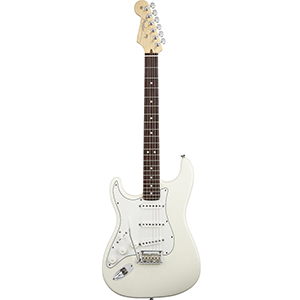 American Standard Stratocaster Left Handed - Olympic White