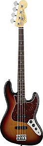 American Standard Jazz Bass - 3-Color Sunburst with Case - Rosewood