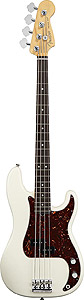 American Standard P Bass - Olympic White with Case - Rosewood