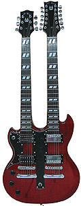 JT-XG2 Left Handed - Transparent Red w/ Case