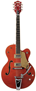 G6120SSU Left-Handed Brian Setzer - Orange Stain