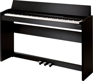 F-110 Compact Digital Piano - Satin Black