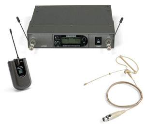 AirLine Synth Earset - True Diversity UHF Wireless System