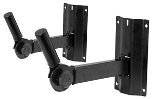 OnStage Adjustable Wall Mount Speaker Brackets - Pair