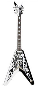 Michael Schenker Custom Guitar, Flames with Case