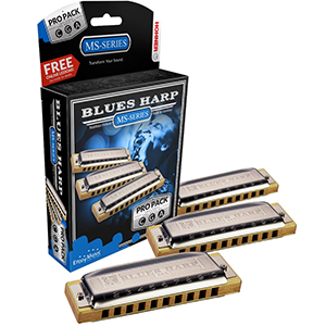Hohner Blues Harp Harmonica Pro Pack