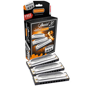 Hohner Special 20 Harmonica Pro 3-Pack