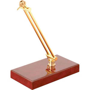 WDS100G Executive Desktop Microphone Stand - Gold Finish