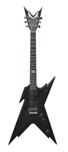 DCR Limited Razorback Trans Black Electric Guitar w/ Case