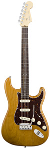 American Deluxe Stratocaster - Amber- Maple Neck