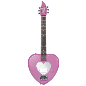Debutante Heartbreaker Short Scale - Pink Heart Finish