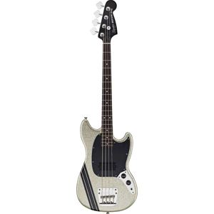 Mikey Way Mustang Bass Flake Silver Sparkle