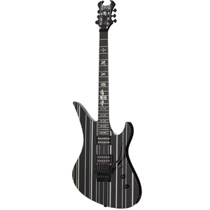 Synyster Gates Custom Black with Silver Pinstripes